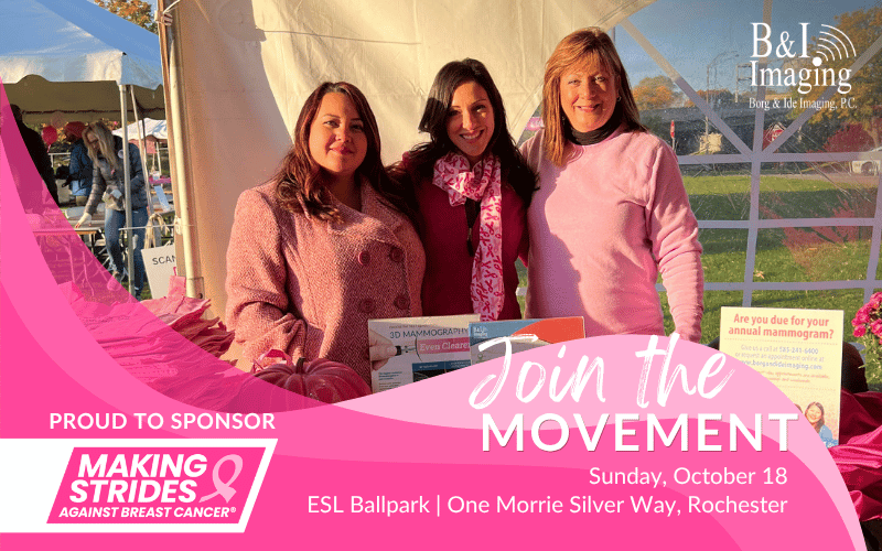 Borg & Ide Imaging Supports Making Strides Against Breast Cancer in Rochester