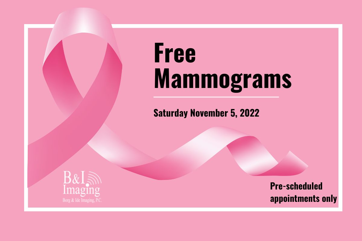 Free Mammography Exams on November 5, 2022!