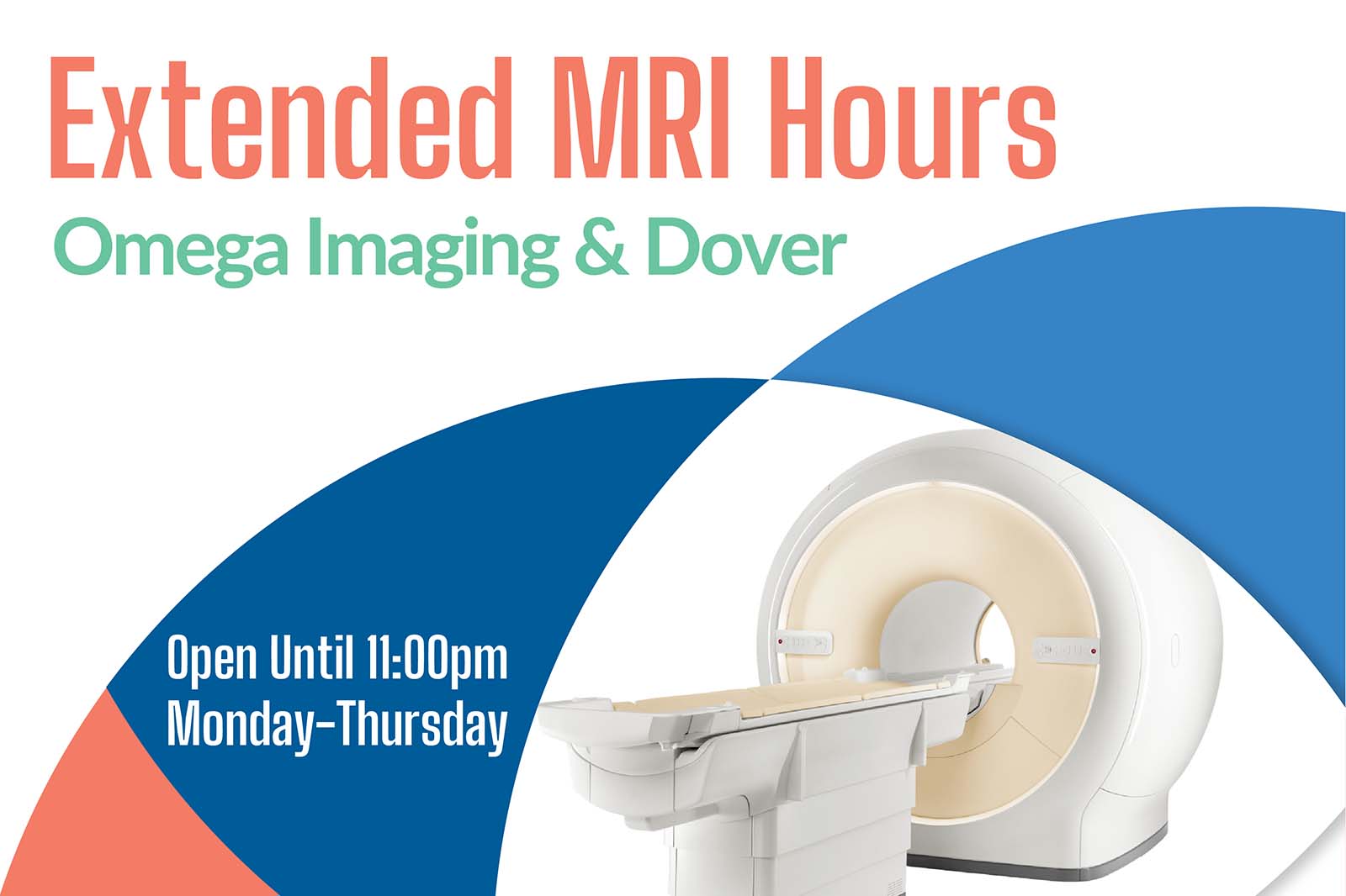 Delaware Extended MRI Hours, Dover & Omega Imaging