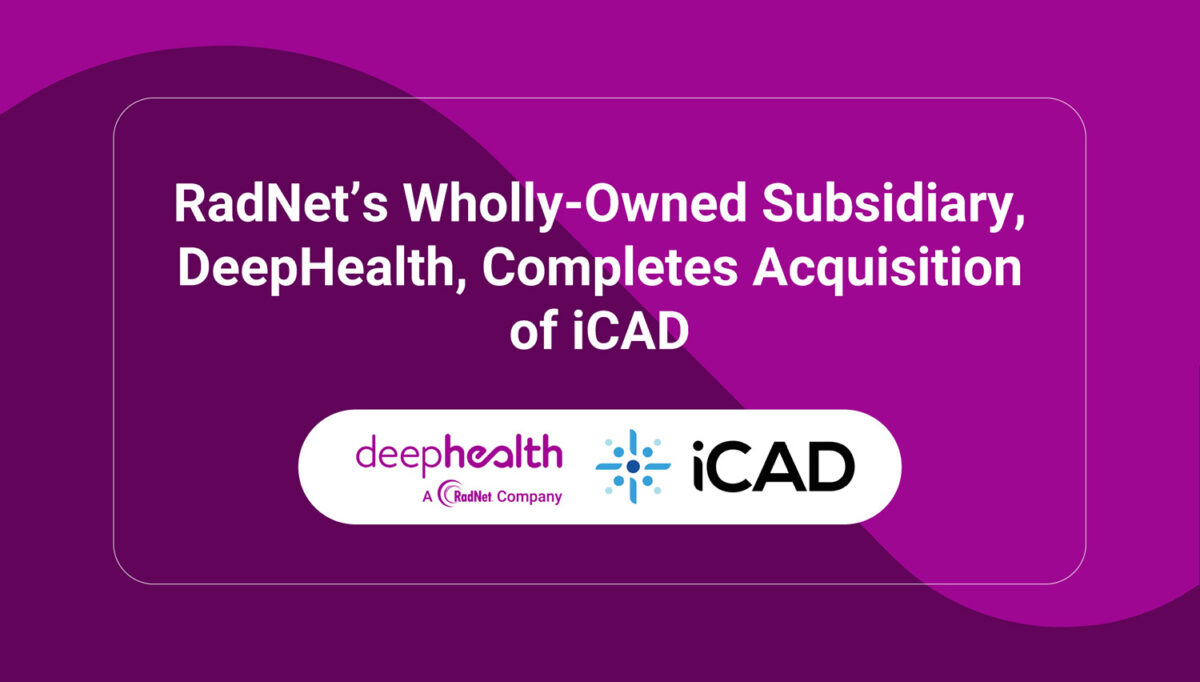 iCAD Acquisition Complete