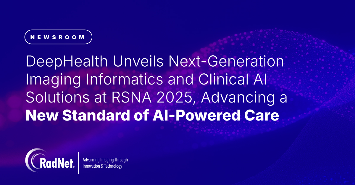 DeepHealth Unveils Next-Generation Imaging Informatics and Clinical AI Solutions at RSNA 2025, Advancing a New Standard of AI-Powered Care