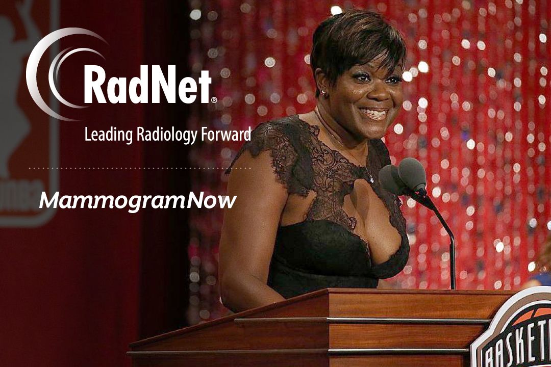 MammogramNow Sheryl Swoopes Walmart RadNet