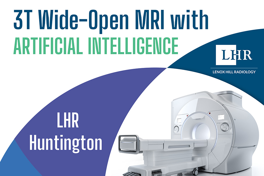 3T Wide-Open MRI with Artificial Intelligence, Huntington