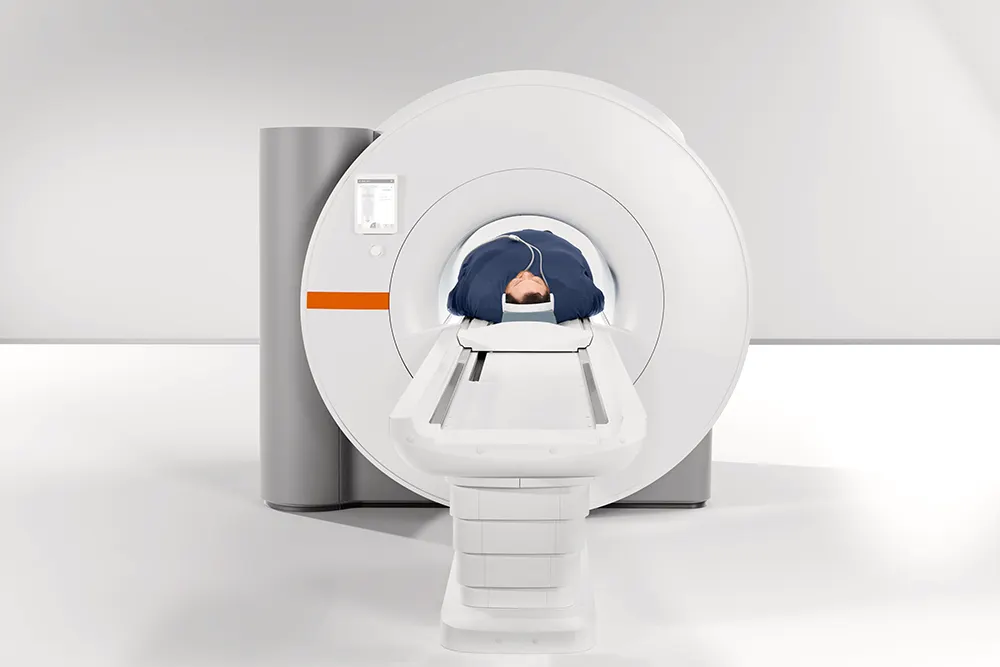 Ultra Wide Open MRI-Front View with Patient
