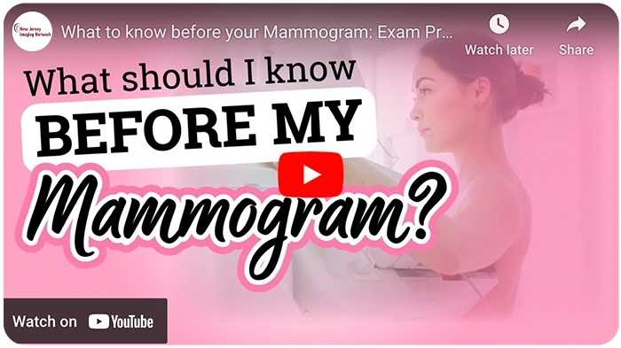 What to know before your Mammogram: Exam Prep | New Jersey Imaging Network