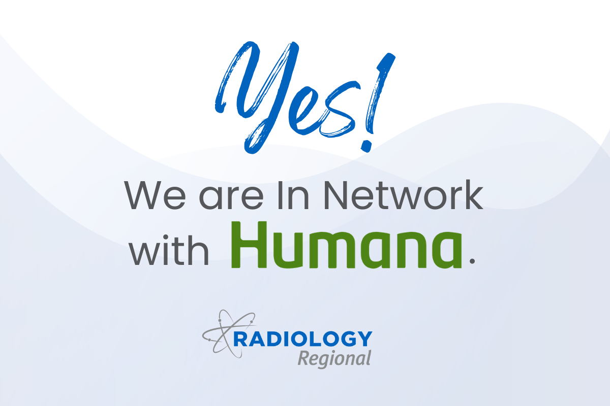 Radiology Regional is in network with Humana