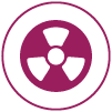 Informational text specifying that the thyroid ultrasound procedure requires no radiation and no injections.