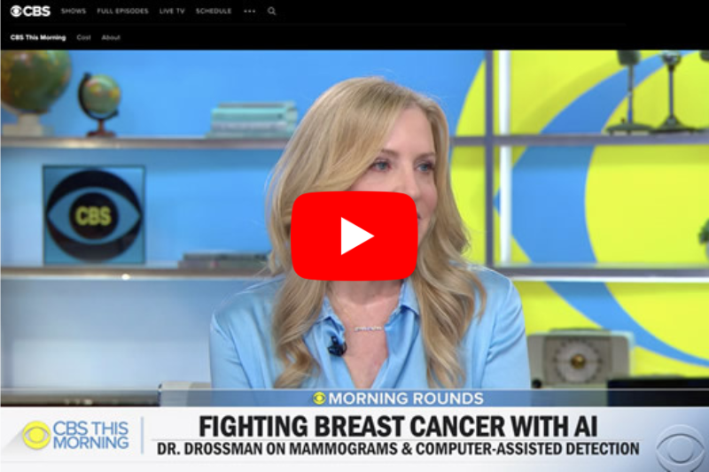 Dr. Susan Drossman - In The News on CBS This Morning